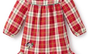 Santa Minnie Mouse Plaid Holiday Nightshirt for Girls – Personalized – Buy Now