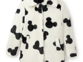 Mickey and Minnie Mouse Dalmatian Print Faux Fur Coat for Women – Purchase Online Now