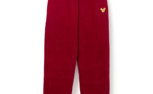 Mickey Mouse Icon Ribbed Velvet Pants for Women – Red is here now