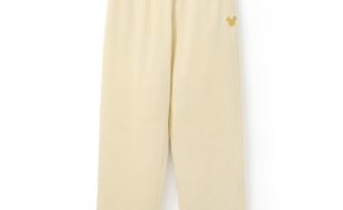 Mickey Mouse Icon Ribbed Velvet Pants for Women – Cream has hit the shelves