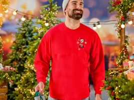 Santa Mickey Mouse and Friends ”Merry Christmas” Spirit Jersey for Adults has hit the shelves