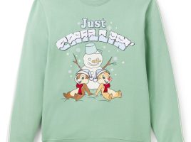 Chip ‘n Dale ”Just Chillin”’ Pullover Sweatshirt for Adults is now out