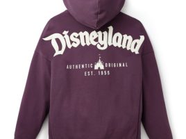 Disneyland Logo Zip Hoodie for Adults – Purple is now available for purchase