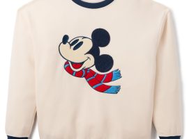 Mickey Mouse Winter Scenic Pullover Sweatshirt for Adults now available