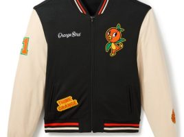 Orange Bird Varsity Jacket for Adults is available online