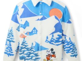Mickey Mouse and Friends Winter Scenic Polar Fleece Shacket for Adults here now