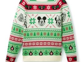Mickey Mouse and Friends Holiday Sweater for Adults can now be purchased online