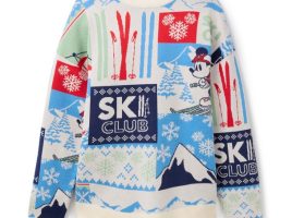 Mickey Mouse Winter Scenic Pullover Knit Sweater for Adults can now be purchased online