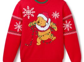 Winnie the Pooh Light-Up Holiday Sweater for Adults can now be purchased online