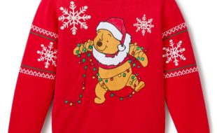 Winnie the Pooh Light-Up Holiday Sweater for Adults can now be purchased online