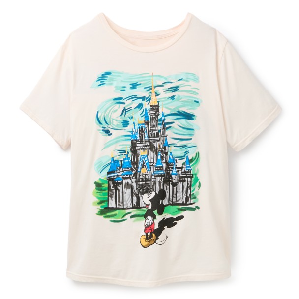Mickey Mouse and Cinderella Castle T-Shirt for Adults - Walt