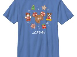 Mickey and Minnie Mouse Christmas Holiday Gingerbread Cookies T-Shirt – Customized | Disney Store is now available Mickey and Minnie Mouse Christmas Holiday Gingerbread Cookies T-Shirt – Customized | Disney Store is now available