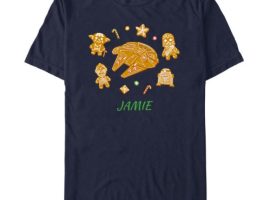 Star Wars Holiday Gingerbread Cookie Heroes T-Shirt – Customized | Disney Store now available for purchase