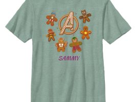 Marvel’s Avengers Holiday Gingerbread Cookies T-Shirt – Customized | Disney Store available online Marvel’s Avengers Holiday Gingerbread Cookies T-Shirt – Customized | Disney Store available online