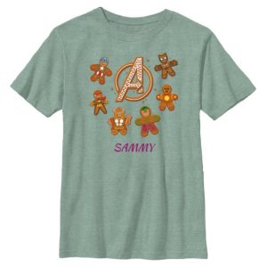 Marvel's Avengers Holiday Gingerbread Cookies T-Shirt - Customized | Disney Store