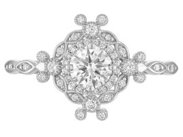 Mickey Mouse Icon Diamond Ring by Rebecca Hook is now available online