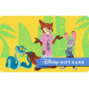 Zootopia 2 Disney Gift Card