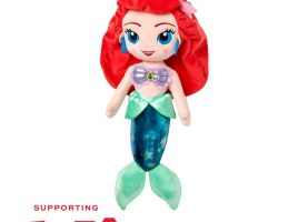 Ariel Plush Doll – The Little Mermaid – 14 1/2” – Toys for Tots Donation Item is available online for purchase
