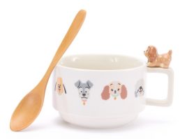 Disney Dogs Soup Mug and Wooden Spoon Set is now out for purchase