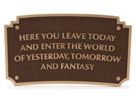 Disneyland 70th Anniversary Replica Disneyland Entrance Sign – Limited Edition now available online