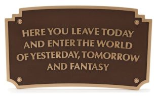 Disneyland 70th Anniversary Replica Disneyland Entrance Sign – Limited Edition now available online