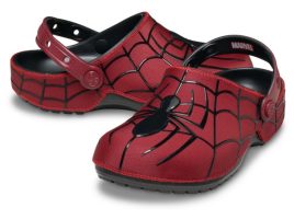 Spider-Man Costume Clogs for Adults by Crocs is now available online