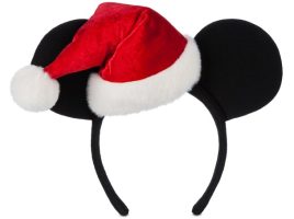 Mickey Mouse Santa Hat Ear Headband for Adults is now out for purchase