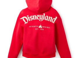 Disneyland Logo Zip Hoodie for Kids – Red has hit the shelves
