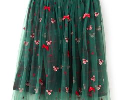 Minnie Mouse Peppermint Swirl Skirt for Women by Her Universe is now available
