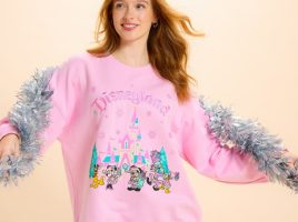 Santa Mickey Mouse and Friends Holiday Fashion Pullover Sweatshirt for Women – Disneyland now available for purchase