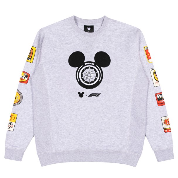 ディズニー　F1コラボ　スウェット　ミッキー × F1 トレーナー サイズM Disney x Formula 1 Pullover Sweatshirt for Adults - Buy Online Now