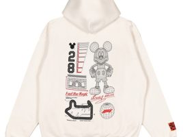 Disney x Formula 1 Pullover Hoodie for Adults – Cream – Buy Now