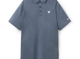 Mickey Mouse Icon Polo Shirt for Men by Nike – Heathered Gray now available
