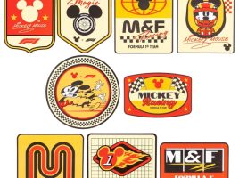 Disney x Formula 1 Sticker Set now out