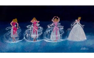 Cinderella ”Bibbidi-Bobbidi-Boo!” Gallery Wrapped Canvas by Arienne Boley – Signed Limited Edition available online