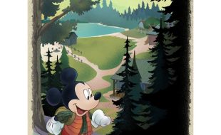 Mickey Mouse ”Camp Mickey and Minnie!” Gallery Wrapped Canvas by Bret Iwan – Limited Edition now available for purchase