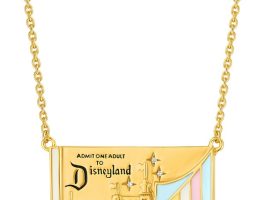 Disneyland Ticket Book Charm Necklace by Rebecca Hook – Purchase Online Now