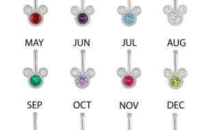 Mickey Mouse Icon Birthstone Charm by Rebecca Hook here now