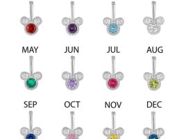 Minnie Mouse Birthstone Charm by Rebecca Hook can now be purchased online