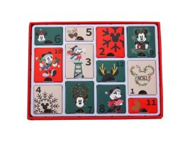 Mickey and Minnie Mouse Holiday Advent Calendar 12-Piece Jewelry Gift Set now out for purchase