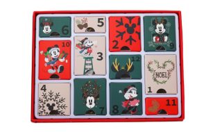 Mickey and Minnie Mouse Holiday Advent Calendar 12-Piece Jewelry Gift Set now out for purchase