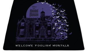 The Haunted Mansion ”Welcome Foolish Mortals” Impresa Blanket by Picnic Time here now