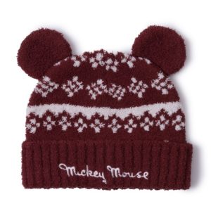 Mickey Mouse Fair Isle Ear Hat Beanie for Kids by Barefoot Dreams