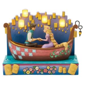 Rapunzel and Flynn Rider ''A Dream Come True'' Light-Up Figure by Jim Shore - Tangled