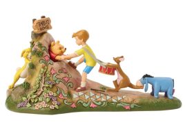 Winnie the Pooh and the Honey Tree ”Friends to the Rescue” Figure by Jim Shore is now available