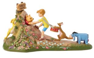 Winnie the Pooh and the Honey Tree ”Friends to the Rescue” Figure by Jim Shore is now available