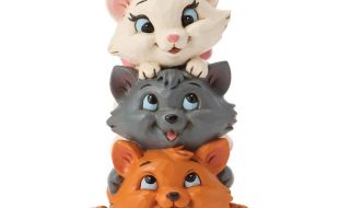 Marie Toulouse and Berlioz ”Aristocats Stacked” Mini Figure by Jim Shore – The Aristocats is now out for purchase