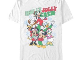 Mickey Mouse and Friends ”Holly Jolly Crew” T-Shirt for Adults now available for purchase