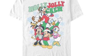 Mickey Mouse and Friends ”Holly Jolly Crew” T-Shirt for Adults now available for purchase
