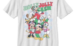 Mickey Mouse and Friends ”Holly Jolly Crew” T-Shirt for Kids is available online